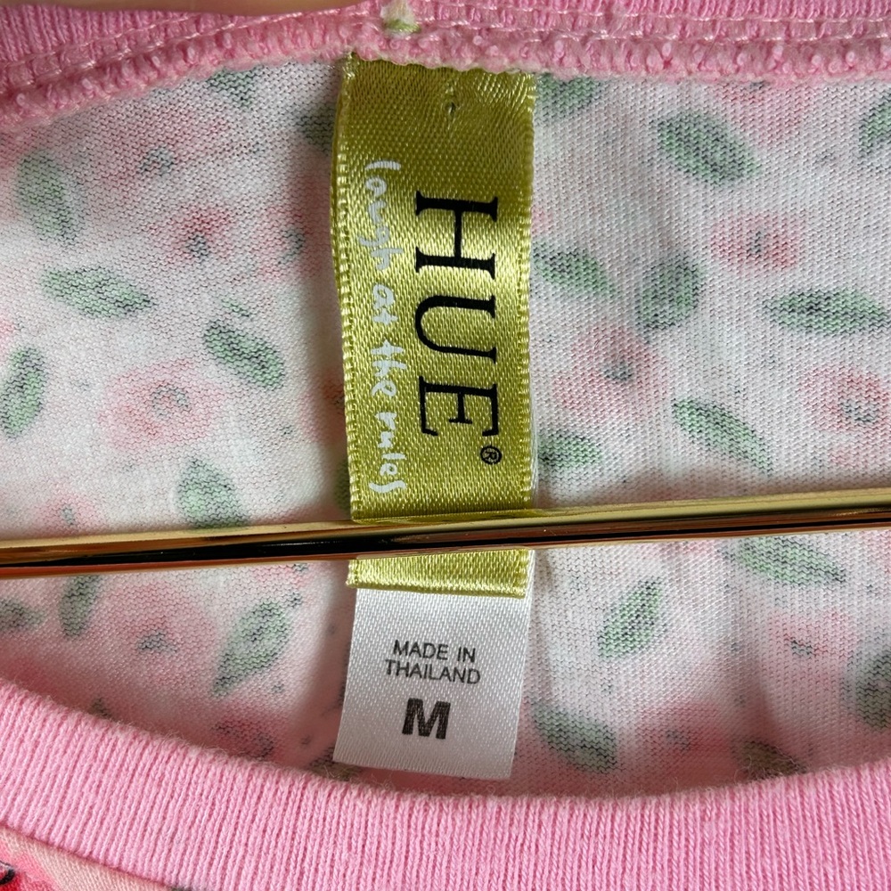 HUE Pink Floral long sleeve cotton pajama   Dress - Picture 5 of 7